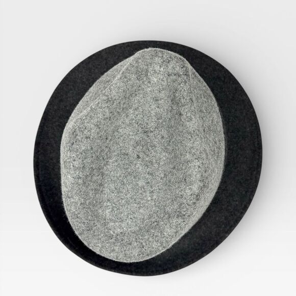 Gerard Darel Fedora Wool Hat 2 Tone Gray size S main image 5